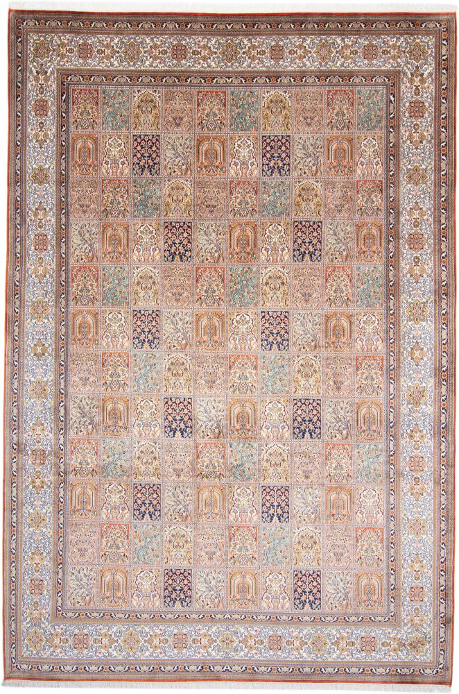 Tappeto indiano Cachemire di Seta 352x239 352x239, Tappeto persiano Annodato a mano