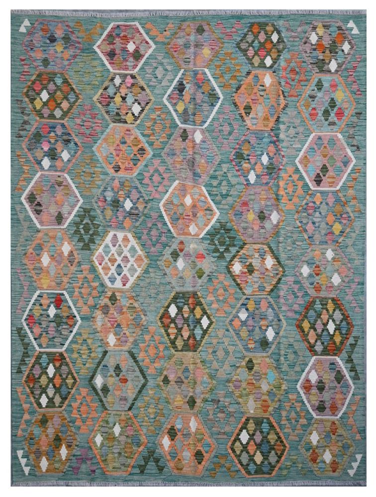 Afghan rug Kilim Afghan 8'3"x6'2" 8'3"x6'2", Persian Rug Woven by hand