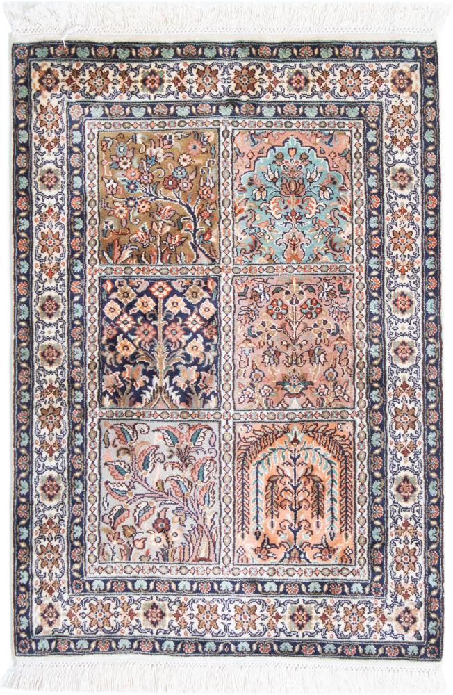 Indisk matta Kashmir Silke 90x63 90x63, Persisk matta Knuten för hand