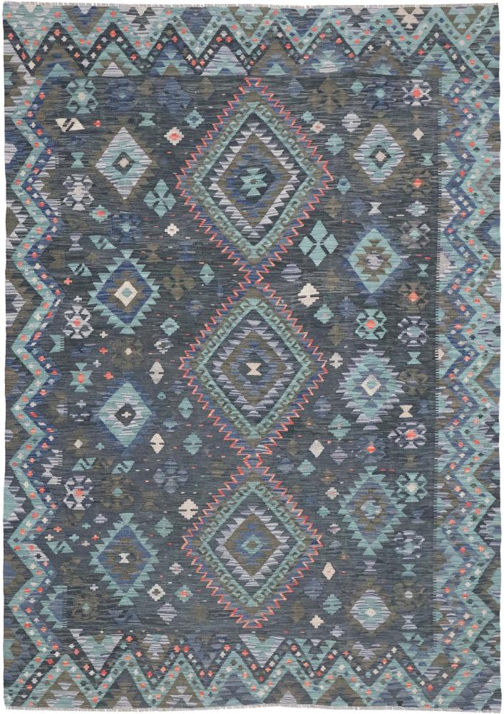 Tapis afghan Kilim Afghan 289x210 289x210, Tapis persan Tissé à la main