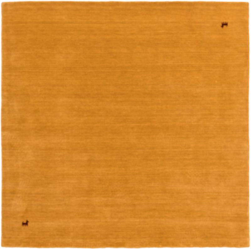 Intialainen matto Loom Gabbeh  Gold 151x149 151x149, Persialainen matto Loom käsinsolmittu