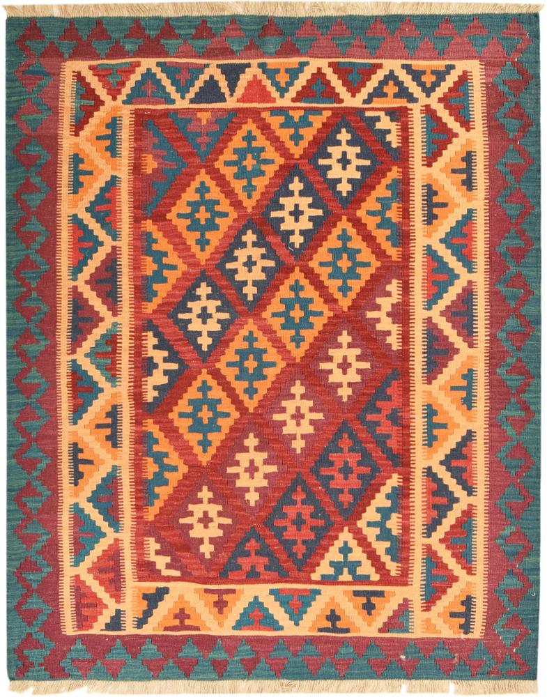Persian Rug Kilim Fars 196x155 196x155, Persian Rug Woven by hand