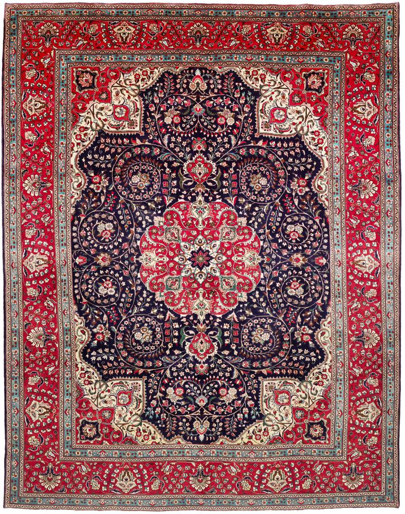 Persian Rug Tabriz 393x303 393x303, Persian Rug Knotted by hand