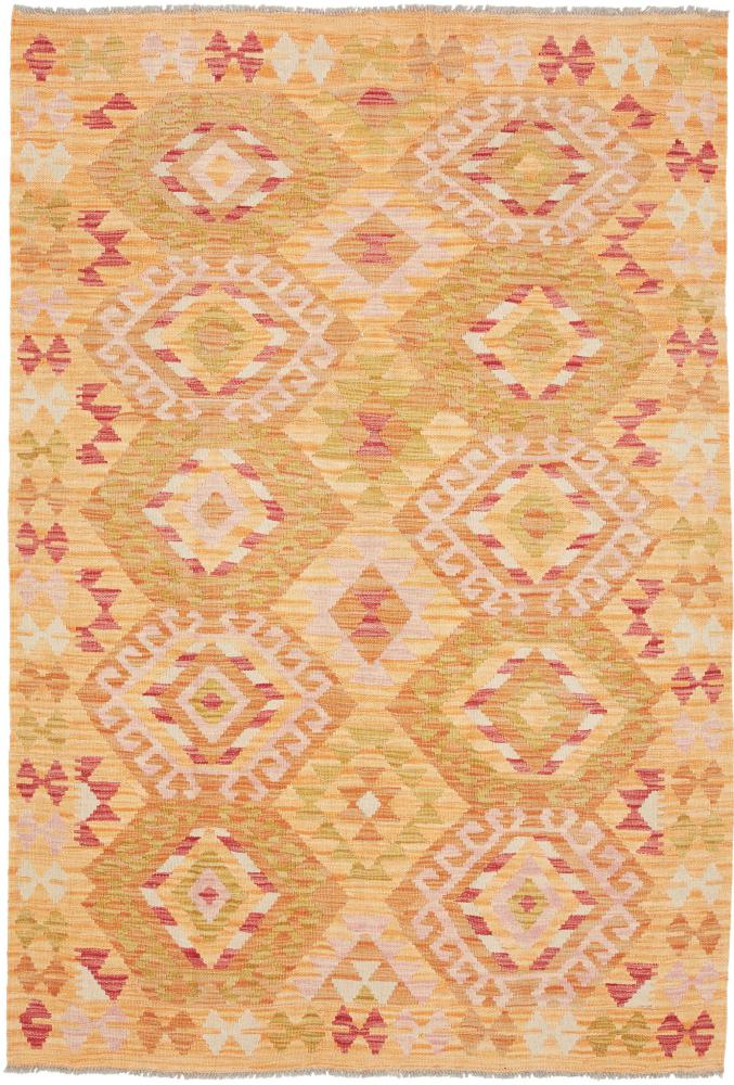 Αφγανικό χαλί Κιλίμ Afghan 184x124 184x124, Περσικό χαλί Οι κόμποι έγιναν με το χέρι