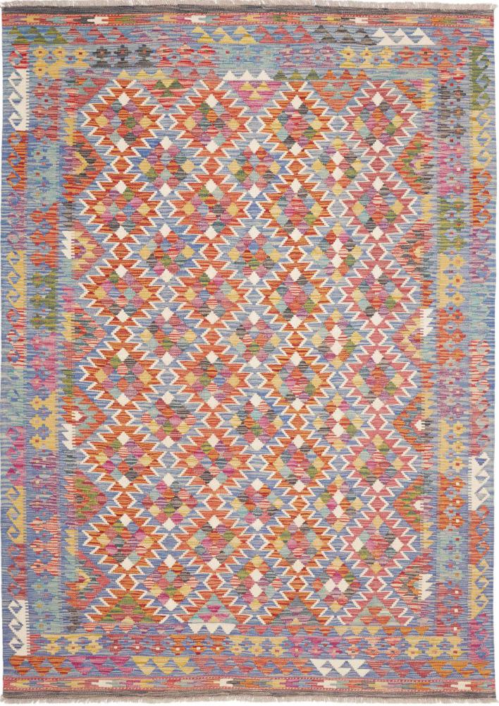 Tapis afghan Kilim Afghan 248x173 248x173, Tapis persan Tissé à la main