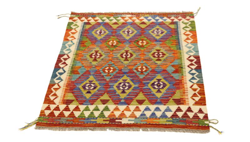 Afghan rug Kelim Afghan 3'3"x3'2" 3'3"x3'2", Persian rug Handwoven