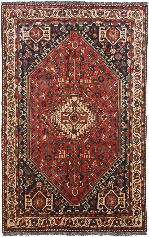 Persisk tæppe Ghashghai 251x159 251x159, Persisk tæppe Knyttet i hånden