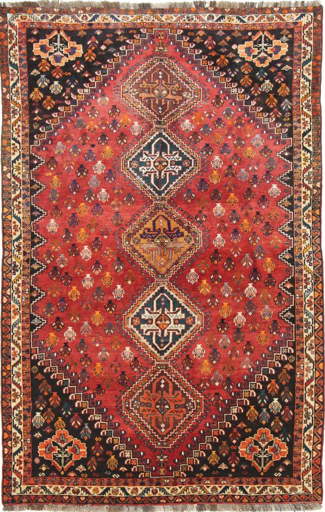 Persisk tæppe Ghashghai 234x153 234x153, Persisk tæppe Knyttet i hånden