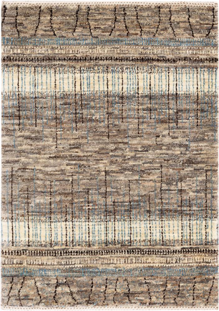 Tappeto persiano Persiano Gabbeh Loribaft Natura 91x66 91x66, Tappeto persiano Annodato a mano
