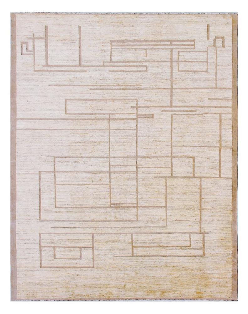 Alfombra afgana Berber Contemporary 388x300 388x300, Alfombra persa Anudado a mano