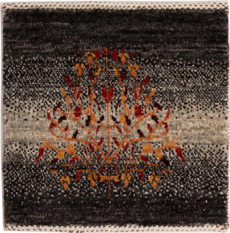 Perzisch tapijt Perzisch Gabbeh Loribaft Nowbaft 41x39 41x39, Perzisch tapijt Handgeknoopte