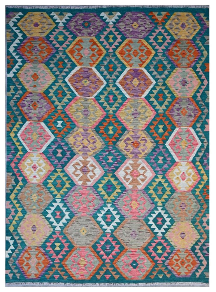 Afghan rug Kilim Afghan 8'6"x6'0" 8'6"x6'0", Persian Rug Woven by hand