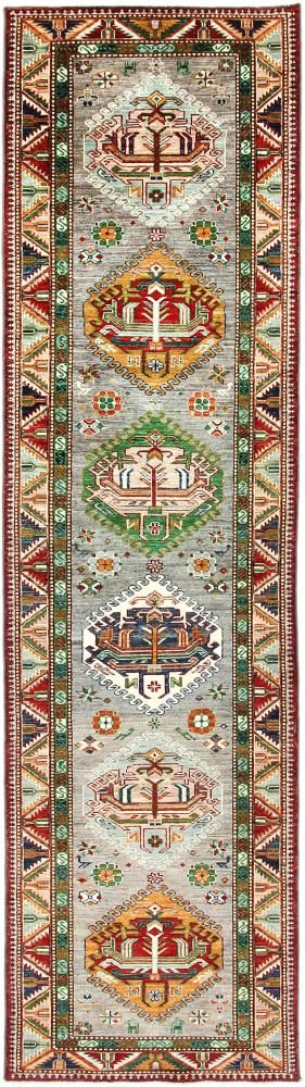Afghan rug Super Kazak 298x84 298x84, Persian Rug Knotted by hand