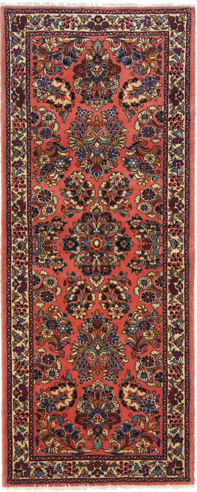 Tapete persa Sarough 213x84 213x84, Tapete persa Atado à mão