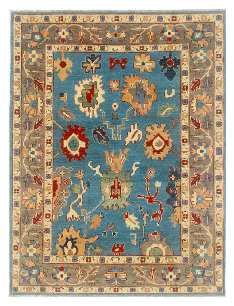 Afghaans tapijt Kazak Ghazni 231x171 231x171, Perzisch tapijt Handgeknoopte