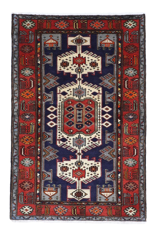 Persian rug Khamseh 6'8"x4'6" 6'8"x4'6", Persian rug Hand-knotted