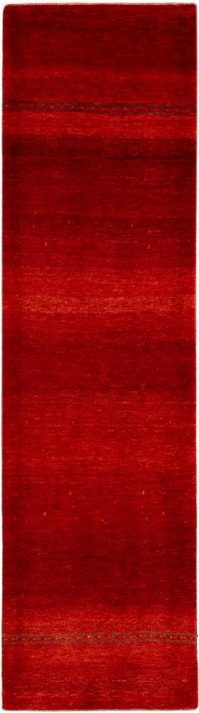 Persian Rug Persian Gabbeh Loribaft Atash 10'11"x3'0" 10'11"x3'0", Persian Rug Knotted by hand