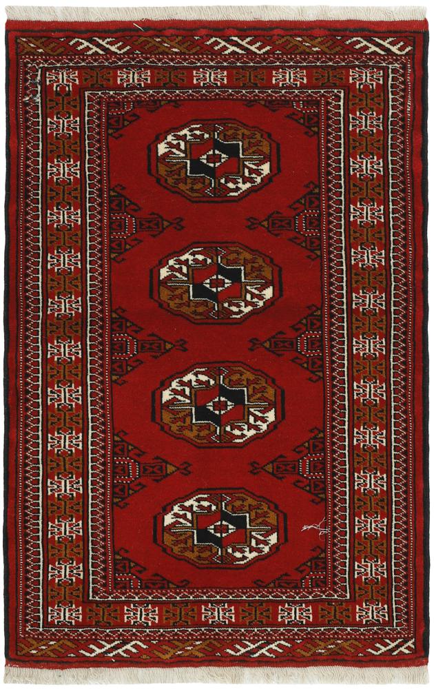 Perzsa szőnyeg Turkaman 4'1"x2'9" 4'1"x2'9", Perzsa szőnyeg Kézzel csomózva