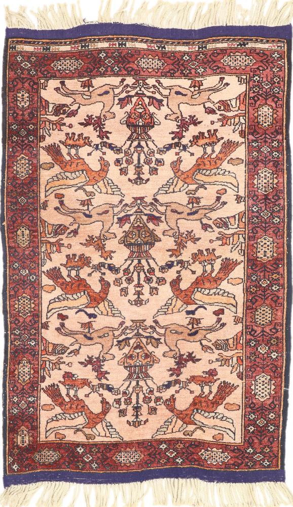 Persian Rug Kashmir Silk 130x87 130x87, Persian Rug Knotted by hand