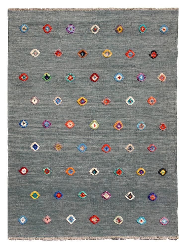 Alfombra afgana Kilim Afghan Nimbaft Edition 197x151 197x151, Alfombra persa Tejido a mano