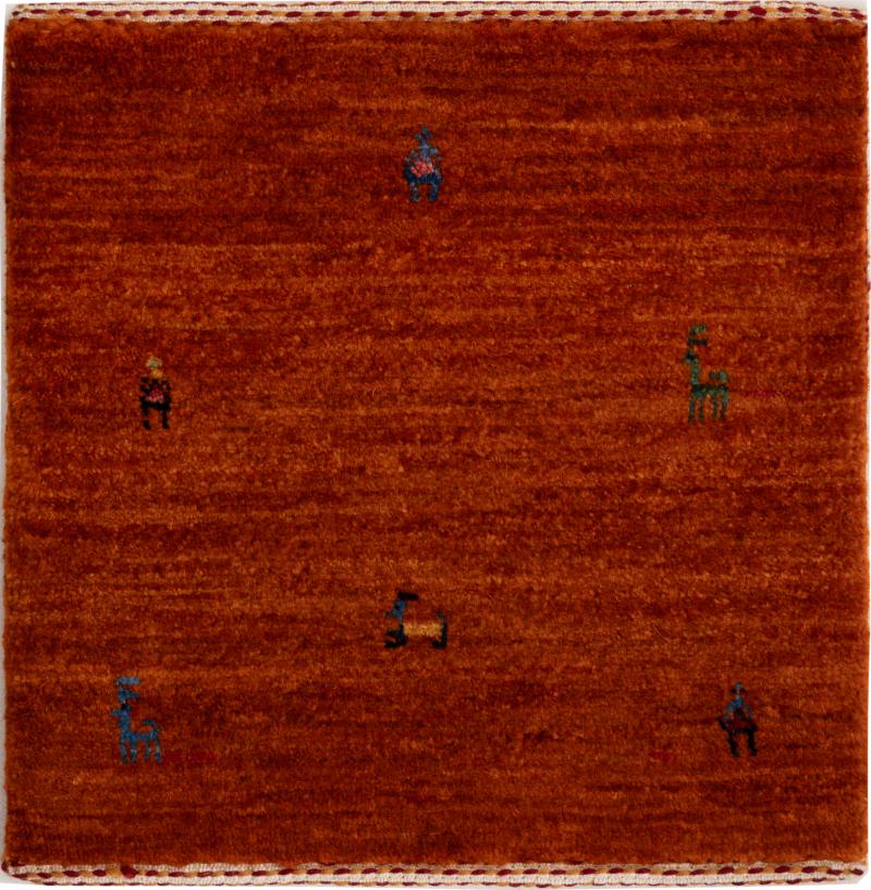 Persisk tæppe Persisk Gabbeh Loribaft Nowbaft 39x41 39x41, Persisk tæppe Knyttet i hånden