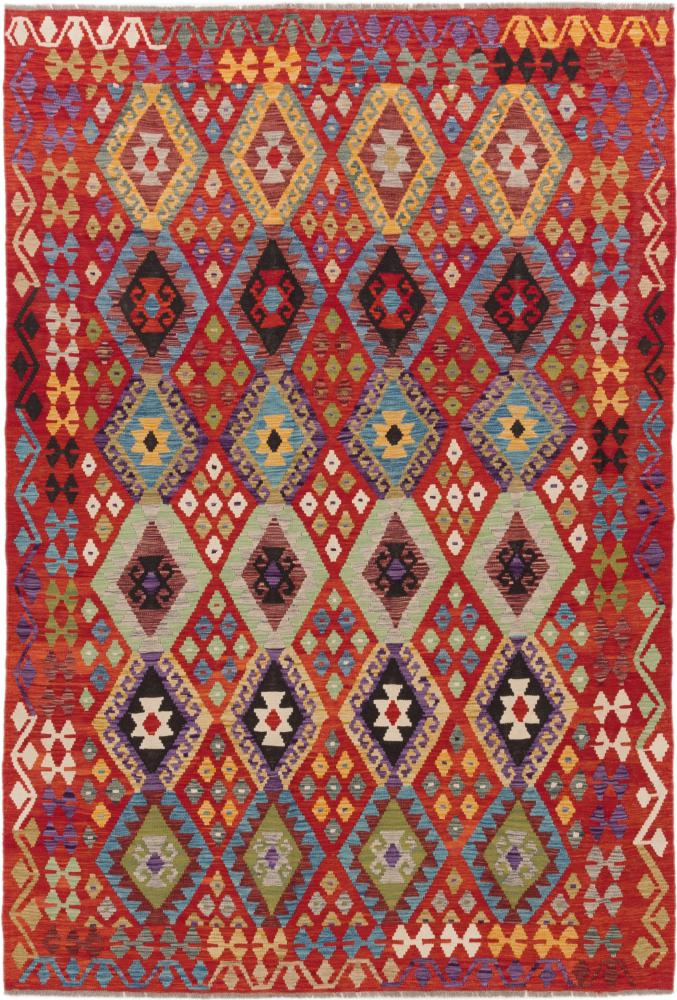 Afghan rug Kilim Afghan 10'1"x6'10" 10'1"x6'10", Persian Rug Woven by hand