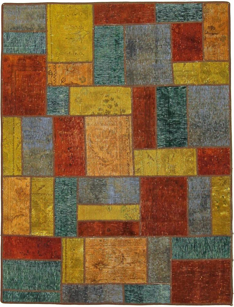 Perzsa szőnyeg Patchwork 197x149 197x149, Perzsa szőnyeg Kézzel csomózva