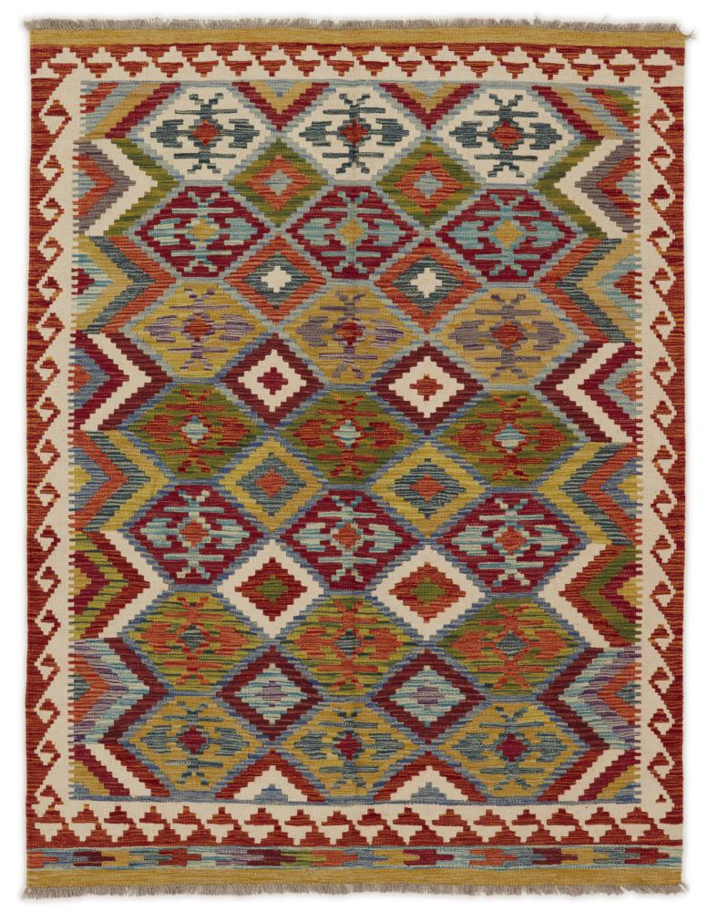Pakistaans tapijt Kilim Afghan 193x149 193x149, Perzisch tapijt Handgeweven