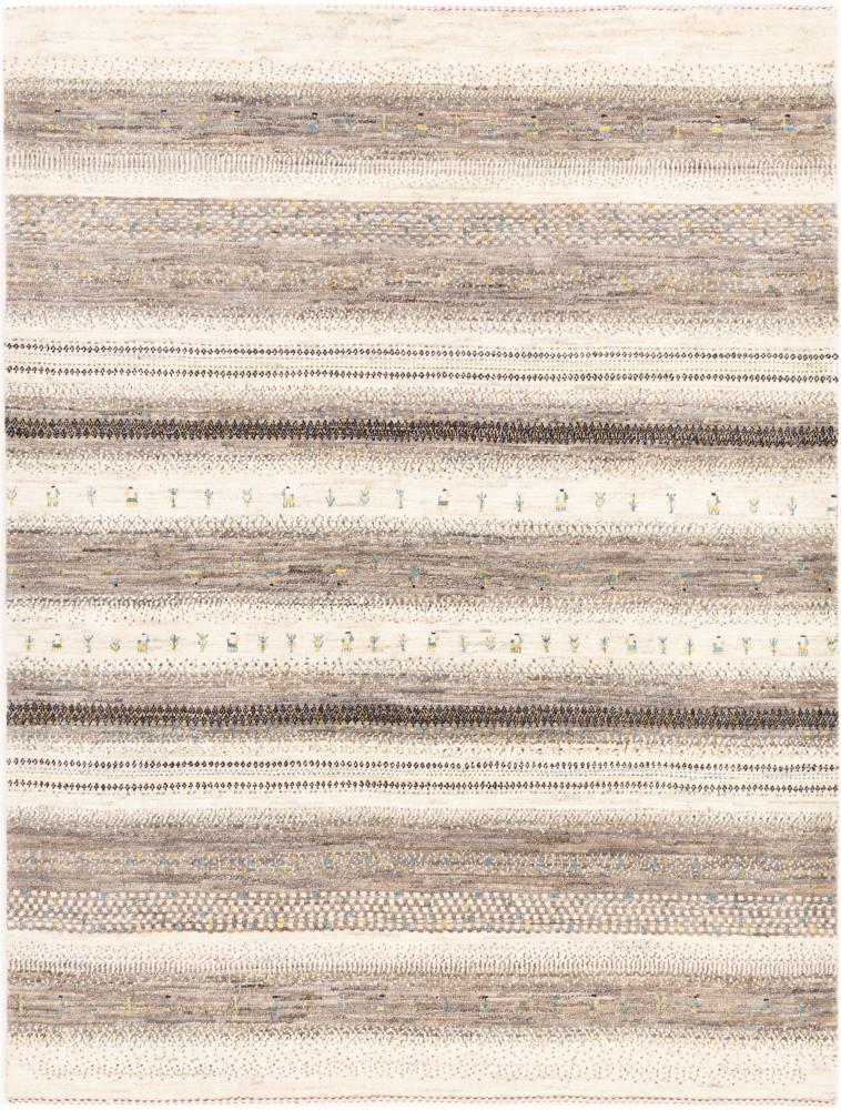 Tapis persan Persan Gabbeh Loribaft Tabiilbaft 201x153 201x153, Tapis persan Noué à la main
