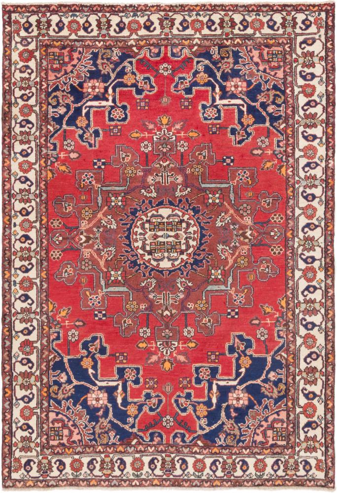 Persian Rug Tafresh 6'4"x4'5" 6'4"x4'5", Persian Rug Knotted by hand