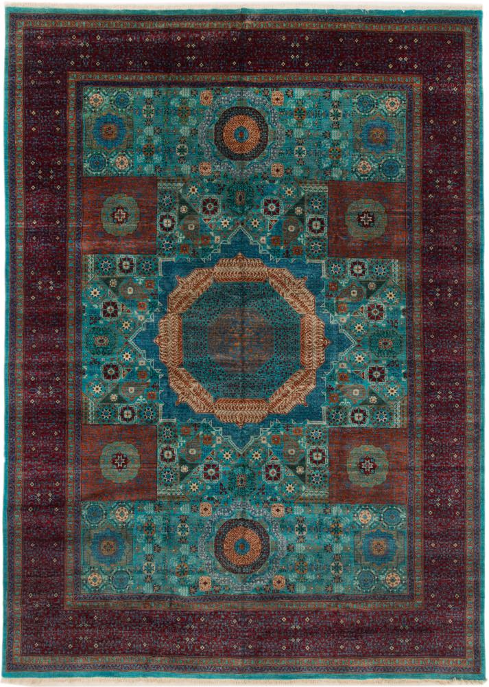 Tapis afghan Mamluk 416x301 416x301, Tapis persan Noué à la main
