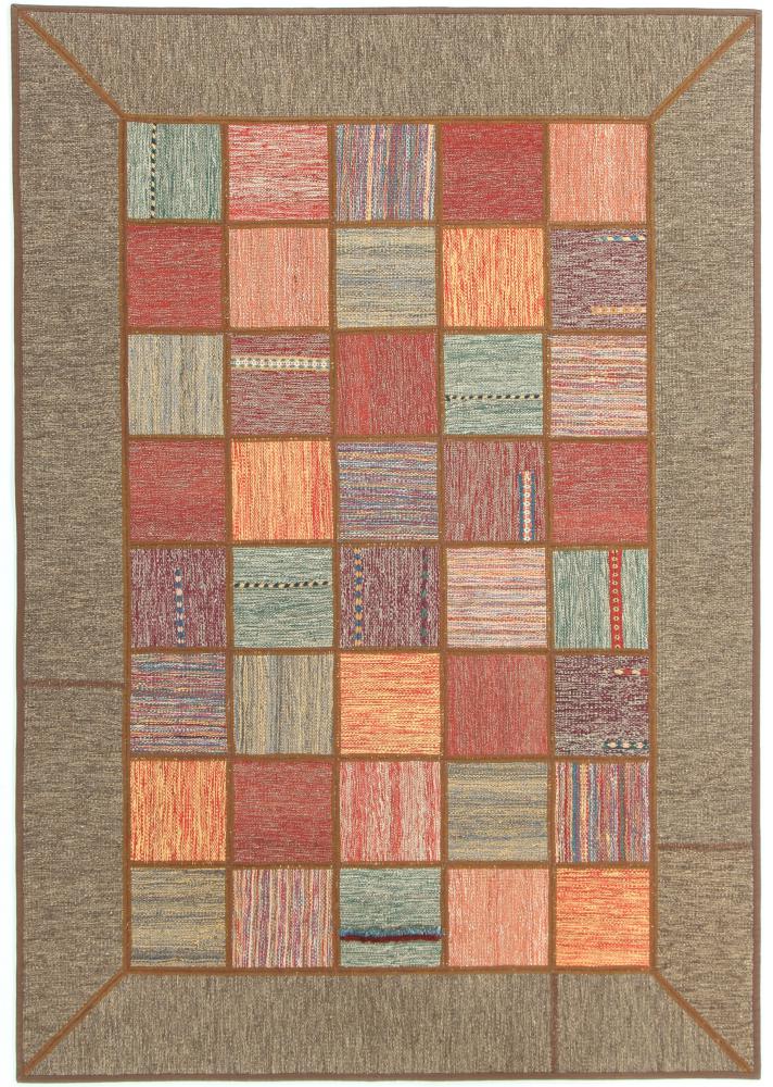 Tapete persa Kilim Patchwork 201x138 201x138, Tapete persa Tecido à mão