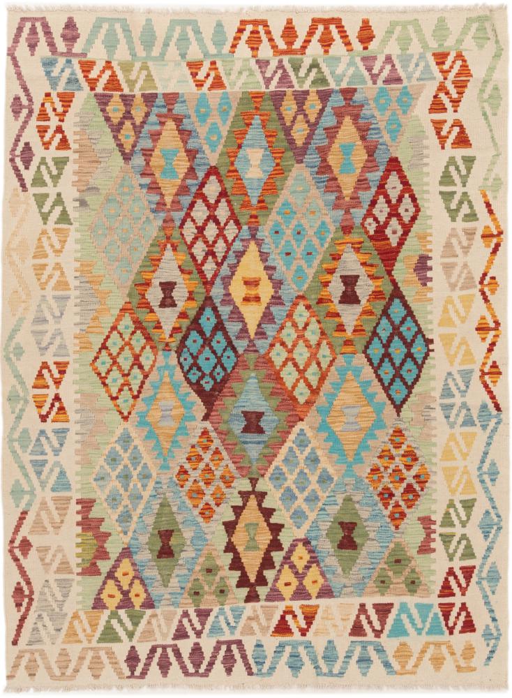 Tapete afegão Kilim Afegão Heritage 202x151 202x151, Tapete persa Tecido à mão