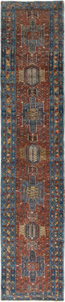 Persian Rug Herz Antique 14'8"x3'0" 14'8"x3'0", Persian Rug Knotted by hand