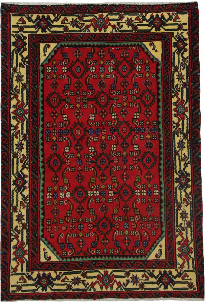 Persisk tæppe Hamadan 146x101 146x101, Persisk tæppe Knyttet i hånden