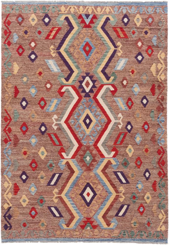 Tapete afegão Kilim Afegão 251x175 251x175, Tapete persa Tecido à mão