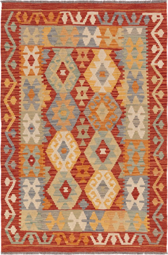 Tapis afghan Kilim Afghan 149x100 149x100, Tapis persan Tissé à la main