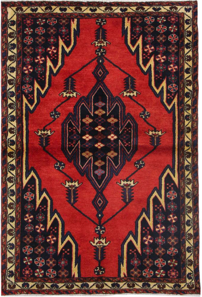 Persisk tæppe Hamadan 161x109 161x109, Persisk tæppe Knyttet i hånden