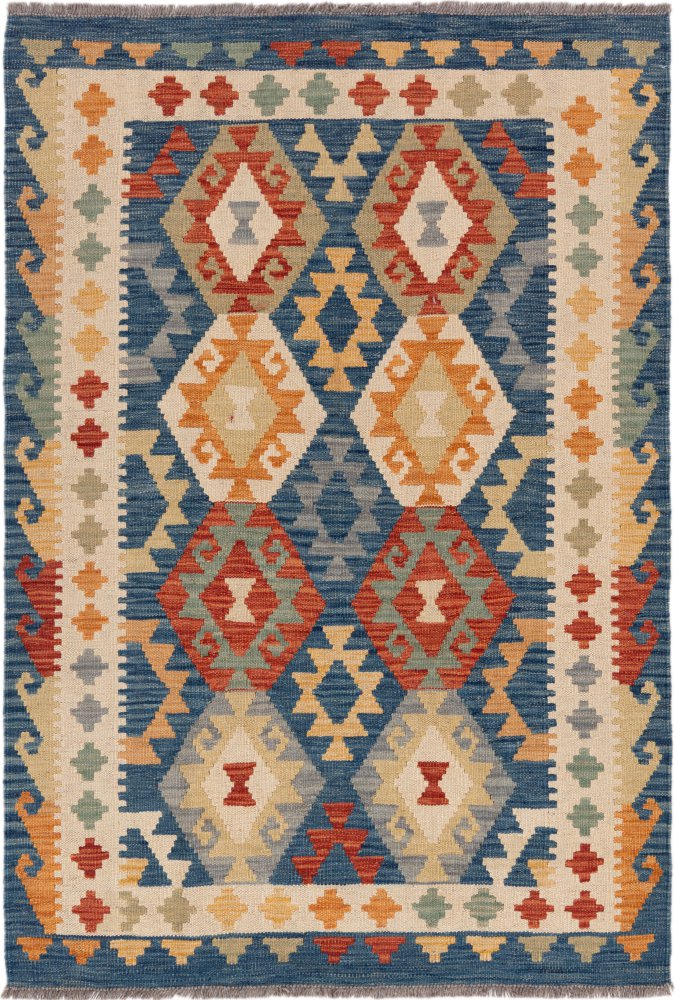 Afghaans tapijt Kilim Afghan 150x104 150x104, Perzisch tapijt Handgeweven
