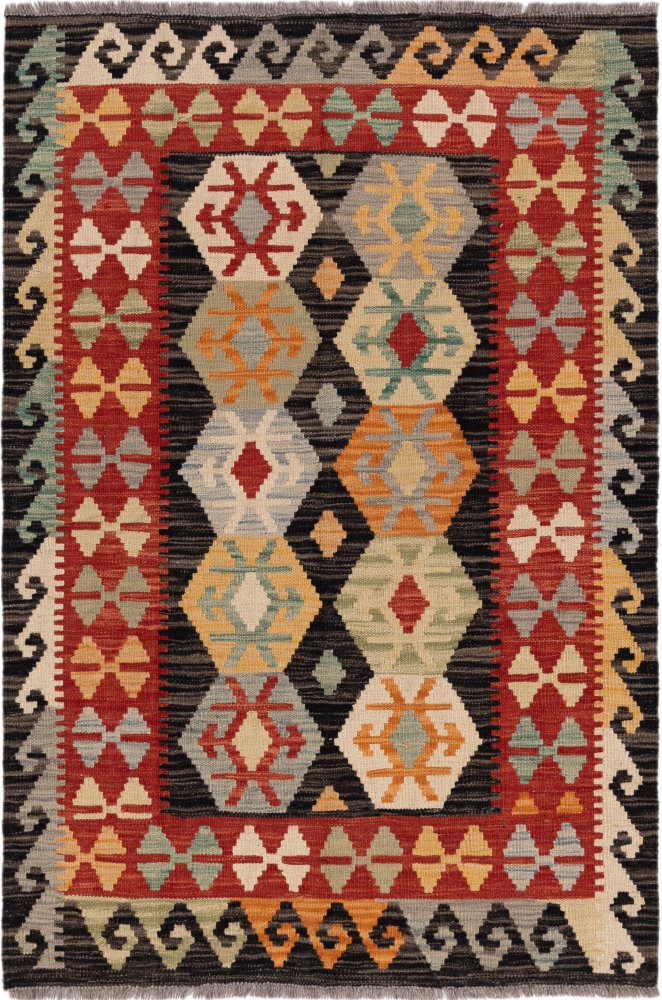 Tapete afegão Kilim Afegão 150x102 150x102, Tapete persa Tecido à mão