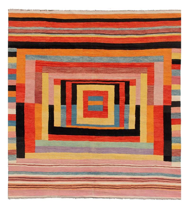 Afghanska mattan Kilim Afghan Edition 254x244 254x244, Persisk matta handvävd 