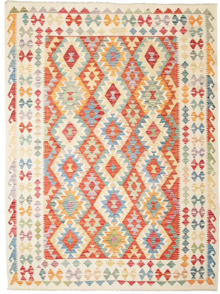Afghanischer Teppich Kelim  Afghan 232x172 232x172, Perserteppich Handgewebt