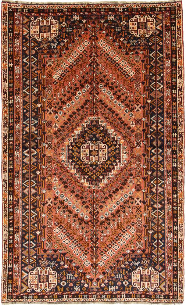 Persisk tæppe Ghashghai 265x165 265x165, Persisk tæppe Knyttet i hånden