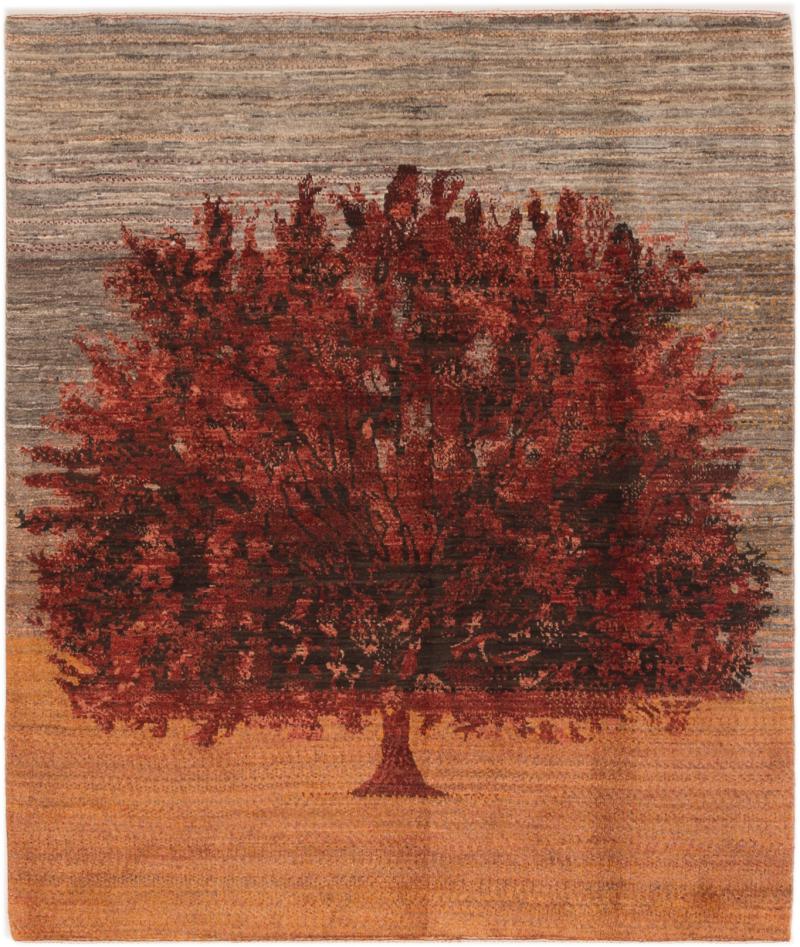 Persian Rug Persian Gabbeh Loribaft Nowbaft 175x151 175x151, Persian Rug Knotted by hand