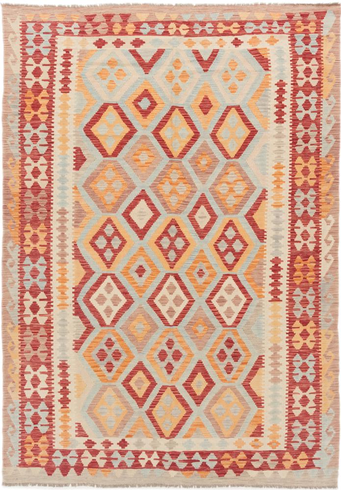 Tapete afegão Kilim Afegão 287x204 287x204, Tapete persa Tecido à mão