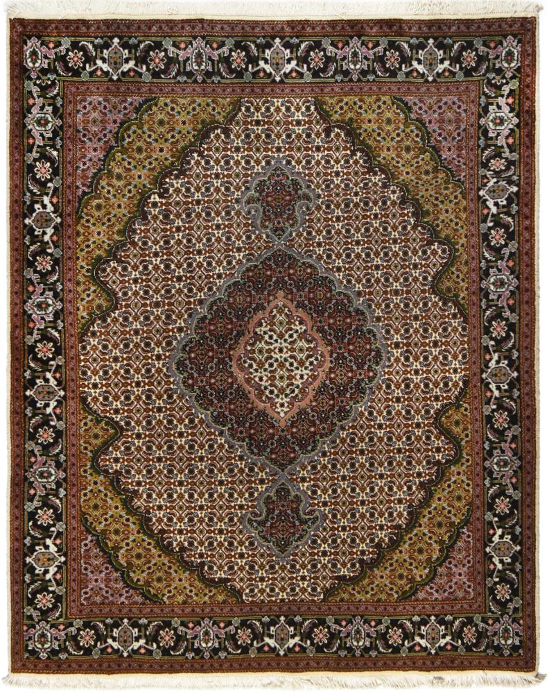 Tapete persa Tabriz 40Raj 197x156 197x156, Tapete persa Atado à mão