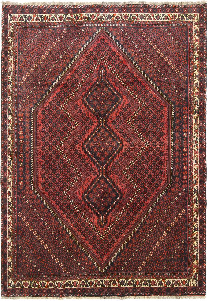 Tapete persa Ghashghai 289x198 289x198, Tapete persa Atado à mão