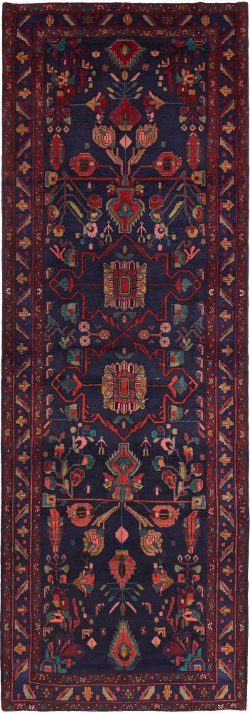 Persian Rug Hamadan 346x119 346x119, Persian Rug Knotted by hand