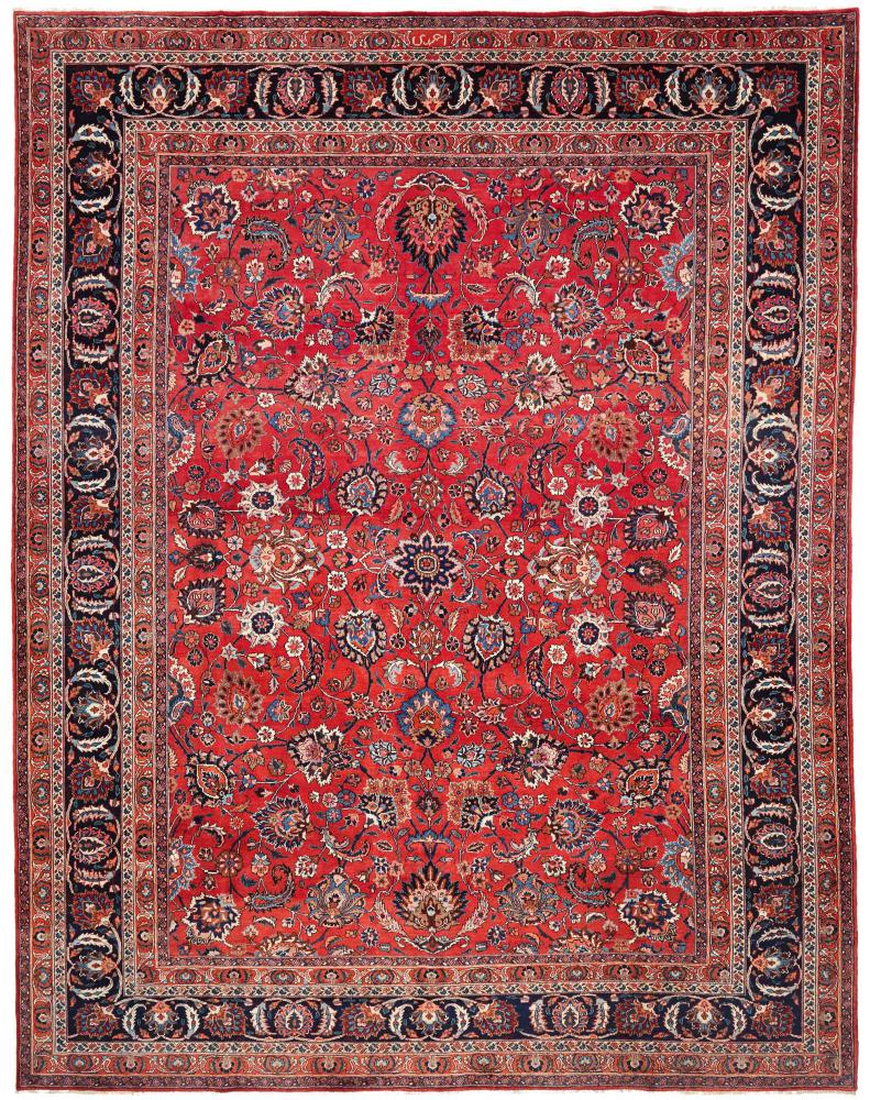 Persisk matta Mashhad 391x306 391x306, Persisk matta Knuten för hand