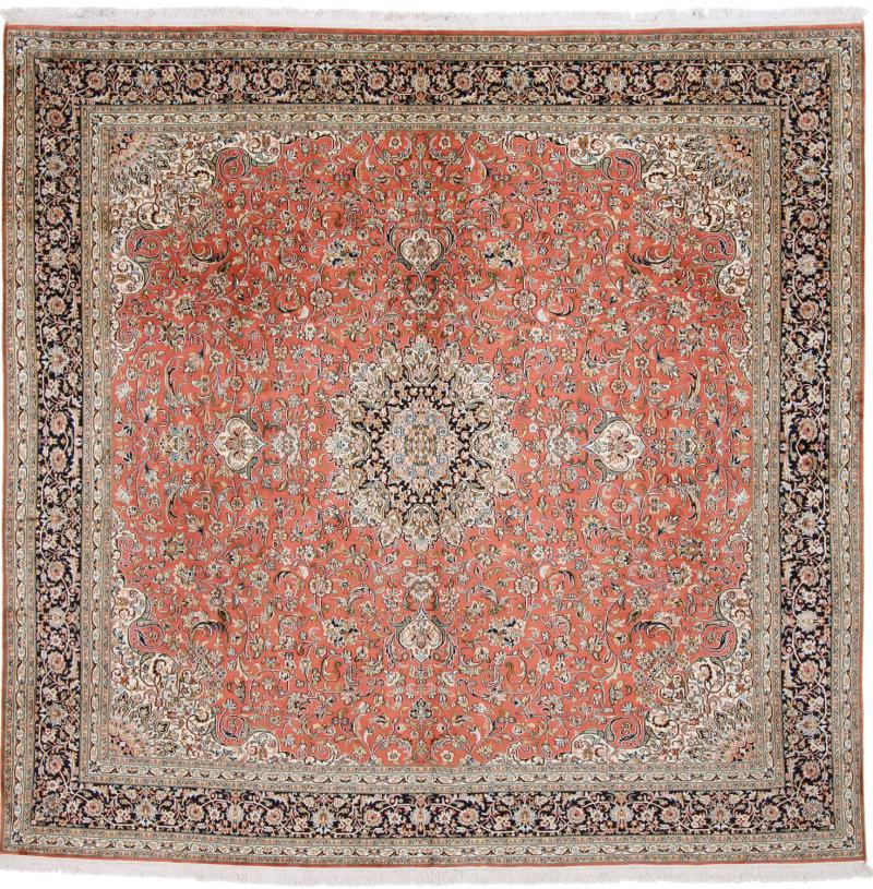 Tapete indiano Kashmir Seda 242x247 242x247, Tapete persa Atado à mão